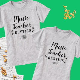 Music Teacher Besties Trumpet Bester Freund T-Shirt