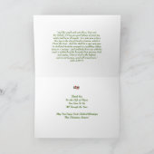 Music Teacher Christmas Card Feiertagskarte (Innenseite)