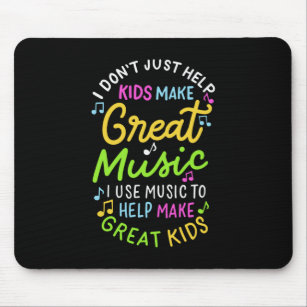 Music Teacher - Hilfe für Kinder Musik machen Mousepad