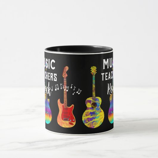 Music Teachers Rock Danke Tasse (Zentrum)