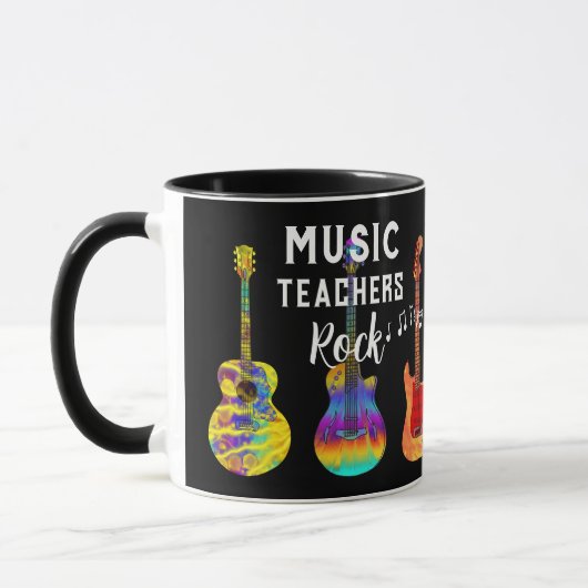 Music Teachers Rock Danke Tasse (Links)