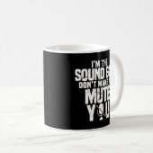 Music Tech Audio Engineer Sound Typ Kaffeetasse (VorderseiteRechts)