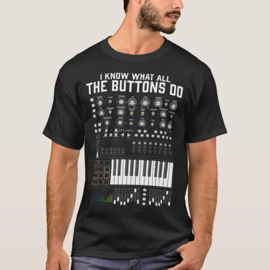 Music Techno Minimal Mixer Studio DJ s Themed T-Shirt (Vorderseite)