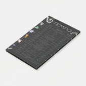 Music Tempo post-it notes Post-it Klebezettel (angewinkelt)