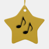 Music the Universell Language Notes Ornament (Hinten)