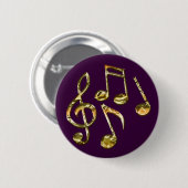 MUSIC Theme Geschenksammlung Button (Vorne & Hinten)