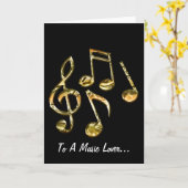 MUSIC Theme Geschenksammlung Karte (Gelbe Blume)