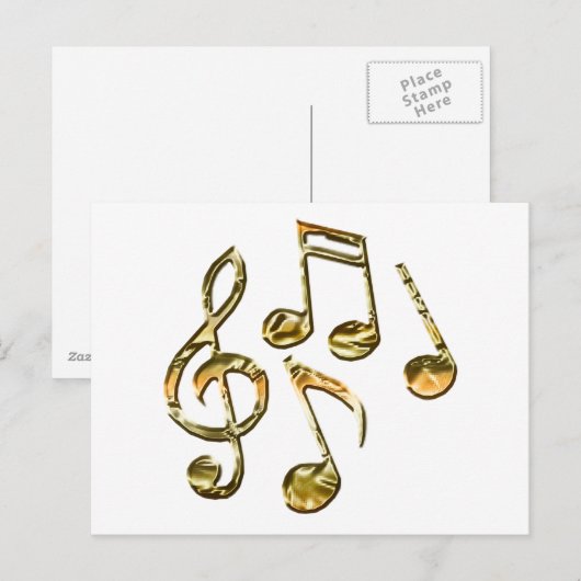 MUSIC Theme Geschenksammlung Postkarte (Vorne/Hinten)