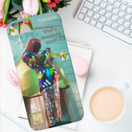 Music Theme Louis Armstrong Trumpet Name Initial Case-Mate iPhone Hülle