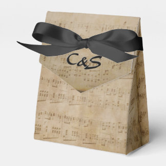 Music Theme Monogram Fevor Boxes Geschenkschachtel