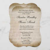 Music Theme Wedding Einladung (Vorne/Hinten)