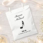 Music Theme Wedding Geschenktütchen (Ausgeschnitten)