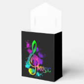 Music Themed Celebration Party Personalisiert Geschenkschachtel (Geöffnet)