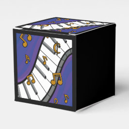 Music Themed Favor Box Geschenkschachtel