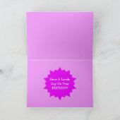 Music Themed Happy Birthday Card Karte (Innenseite)