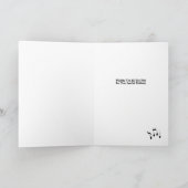 Music Themed Happy Geburtstag Personalisiert Karte (Innenseite)