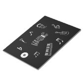 Music Themed Notebook Notizblock (angewinkelt)