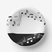 Music Themed Picnic & Party 7" Paper Bowls Pappteller (Vorderseite)