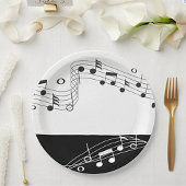 Music Themed Picnic & Party 7" Paper Tellers Pappteller