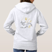 Music Themed Sweshirt Notes and staff Hoodie (Rückseite)
