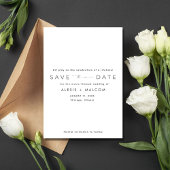 Music Themed Wedding Foto Save the Date
