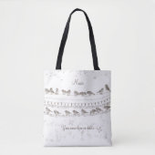 Music Tote Bag mit Birnen - Personalisiert Tasche (Vorderseite)