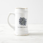 Music Treble Clef Silver Bierglas (Links)