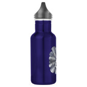 Music Treble Clef Silver Trinkflasche (Links)
