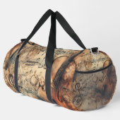 Music Treble Clef & Violin Duffle Bag (Rechte Ecke)