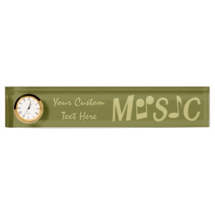 MUSIC-Typenschild Namensplakette