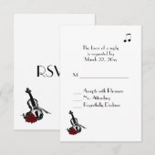 Music UAWG RSVP Karte (Vorne/Hinten)