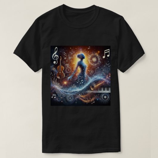 Music Vibe T - Shirt (Design vorne)