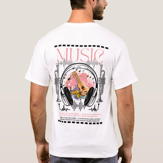 Music Vibes T-Shirt (Rückseite)