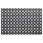 Music Vinyl Platten Musiknoten Stoff (Fat Quarter (45,7 x 55,9 cm))