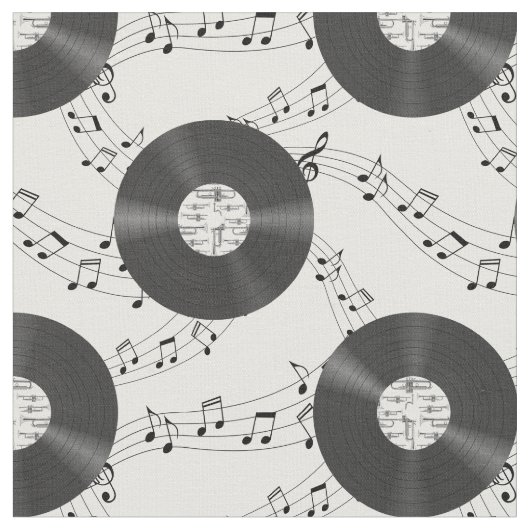 Music Vinyl Platten Stoff (Nahaufnahme)