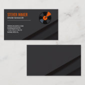 Music Vinyl Visitenkarte (Vorne/Hinten)