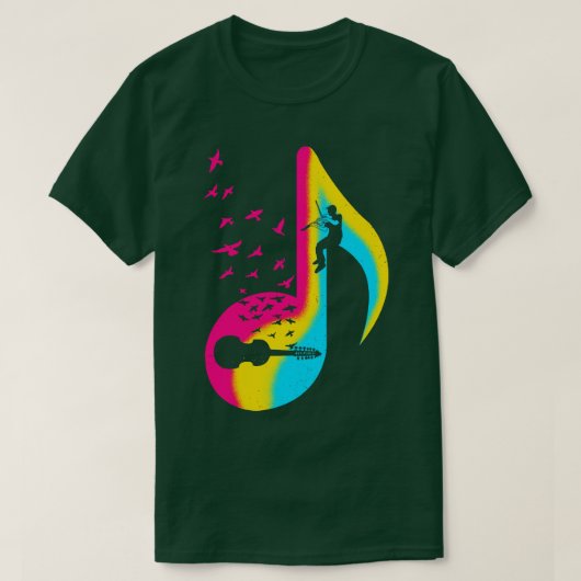 Music Viola Damore Player T-Shirt (Design vorne)