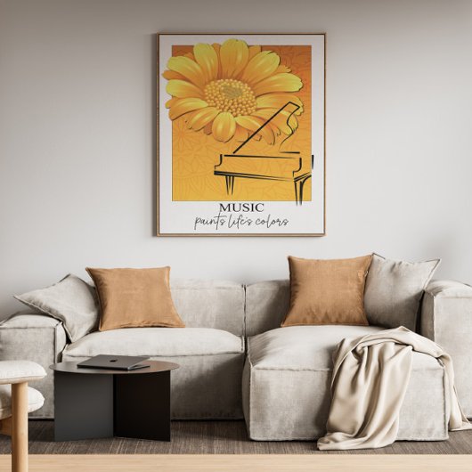 Music Wall Art Leinwand