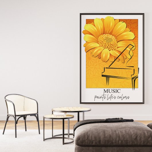 Music Wall Art Leinwand