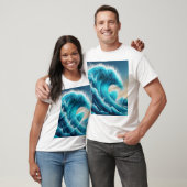 Music Wave Ocean Men's Graphic T - Shirt (Unisex)