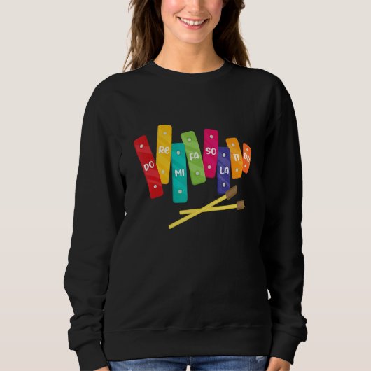 Music Xylophone Music Sweatshirt (Vorderseite)