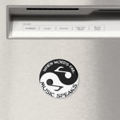 Music Yin Yang Magnet (In Situ (Geschirrspüler))