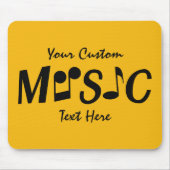 MUSIC-Zollmousepad Mousepad (Vorne)