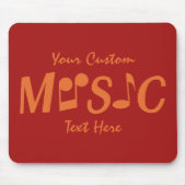 MUSIC-Zollmousepad Mousepad (Vorne)