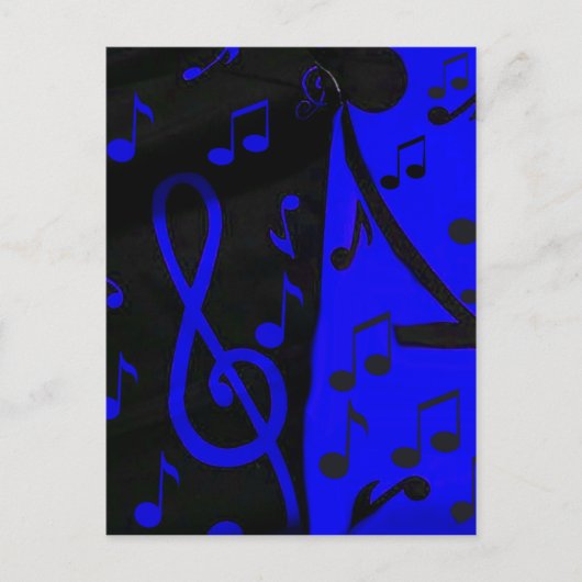 Music Zone_ Postkarte (Vorderseite)