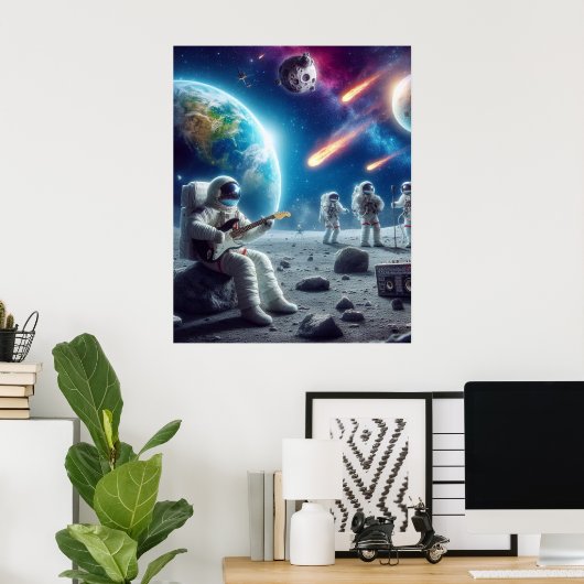 Musica Espacial Poster (Heimbüro)