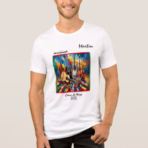 "Musica" individuell anpassbar Tri-Blend Shirt