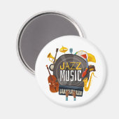 musica-jazz magnet (Vorderseite/Rückseite)