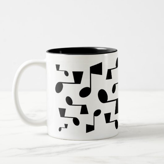 Musical 09 zweifarbige tasse (Links)