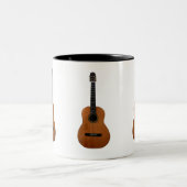 Musical Abstrakt Guitars Cool Zweifarbige Tasse (Mittel)